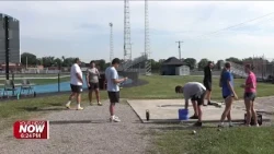 Michigan State athletes lead "Bath Throws" track and field camp