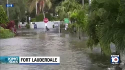 King tide causes street flooding in Fort Lauderdale