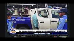 DETIENEN A CONDUCTOR ACUSADO DE PROVOCAR LA MUERTE DE UNA MUJER EN SANTA CRUZ DE YOJOA