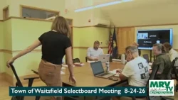 Waitsfield Selectboard 8-24-26