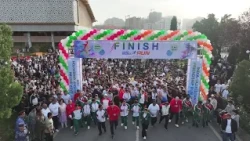 The Fourth India–Tajikistan Friendship Run took place in Dushanbe