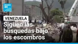 Venezuela sigue buscando desaparecidos tras el terremoto, hay incertidumbre por reconstrucción