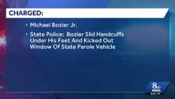 Pa. suspect tries to escape by kicking out windows of parole vehicles, police say