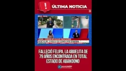 📍 TARTAGAL | MURIÓ LA ABUELITA QUE HABÍA SIDO ENCONTRADA EN EXTREMA VULNERABILIDAD