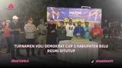 TURNAMEN VOLI DEMOKRAT CUP 1 KABUPATEN BELU RESMI DITUTUP