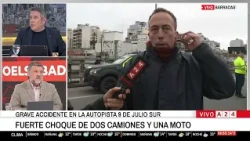 🔴 SERIOUS ACCIDENT ON THE 9 DE JULIO SUR HIGHWAY