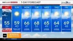 Cooler temperatures in Maryland Saturday