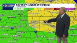 IMPACT WEEKEND for severe storm possibilities each afternoon-evening. Staying Hot & Muggy
