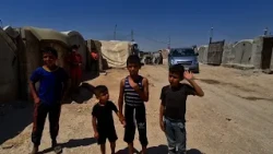 Our reporter is with the displaced people of Sere Kaniye. Displaced persons: We have no water or ...