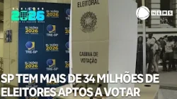 São Paulo has 34.1 million eligible voters