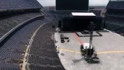 Crew at Empower Field at Mile High has staging for concerts down to a science