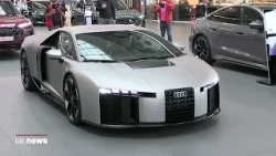 Neckarsulm: Nuvolari supercar makes a lap of the factory