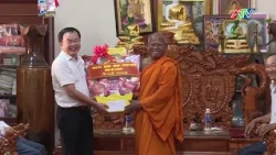 An Giang Provincial Leaders Congratulate the Khmer Community on Sene Dolta Festival in An Cu and ...
