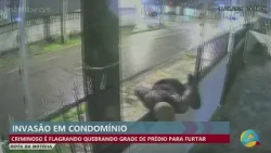 News Route - Criminal caught breaking into apartment building gate in the capital