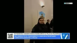 UNIVERSITY STUDENTS ENTERED PALACIO PIZZURNO