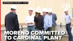 Moreno tours Cardinal Plant, presses plan to keep Unit 3 running beyond 2028