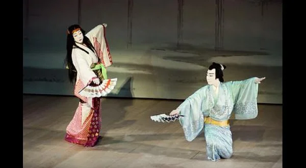 歌舞伎◆出雲の阿国 ▼中村福助、尾上菊之助（現・八代目菊五郎）
