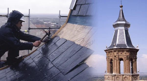 Construcción de un chapitel. Carpintería de armar y restauración