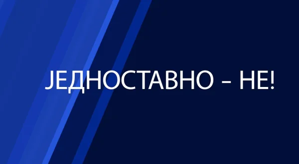 Jednostavno NE