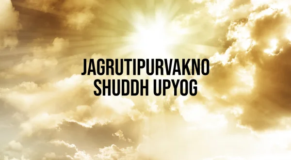 Jagrutipurvakno Shuddh Upyog