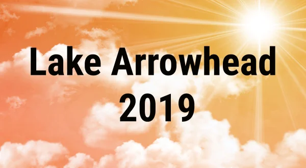 Lake Arrowhead 2019