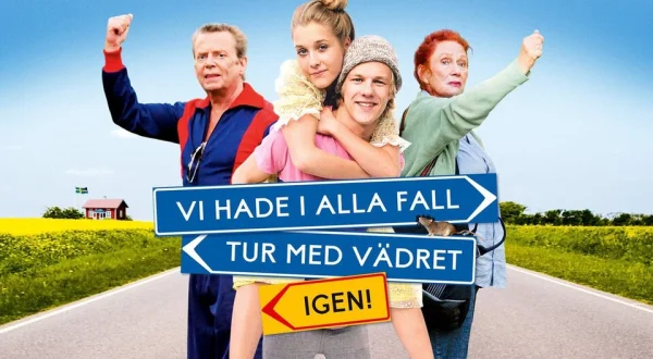 Vi hade i alla fall tur med vädret igen!