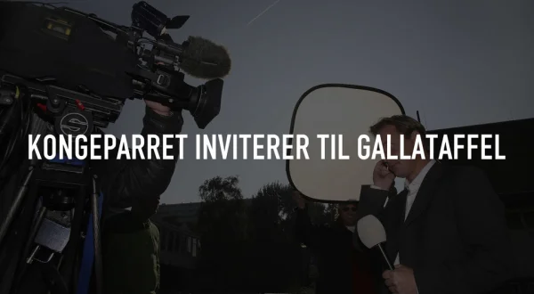 Live: Kongeparret inviterer til gallataffel
