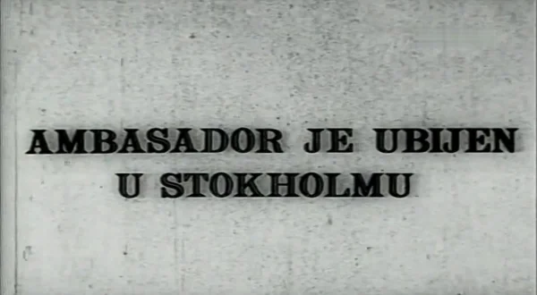 Ambasador je ubijen u Stokholmu