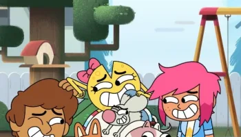 Boy, Girl, Dog, Cat, Mouse, Cheese