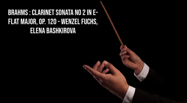 Brahms : Clarinet Sonata No 2 in E-flat major, op. 120 - Wenzel Fuchs, Elena Bashkirova