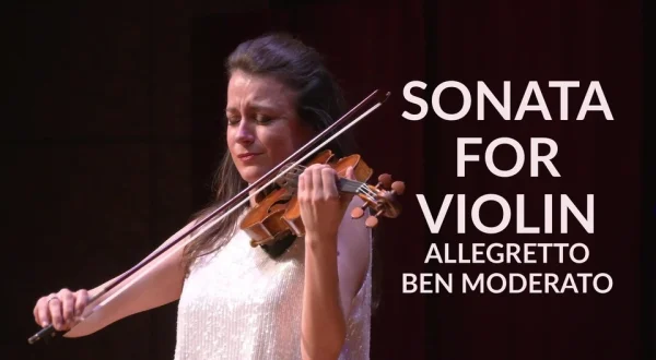 Sonata for Violin: Allegretto Ben Moderato
