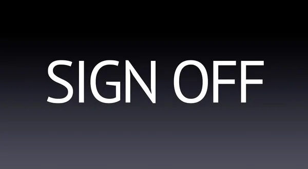 Sign Off