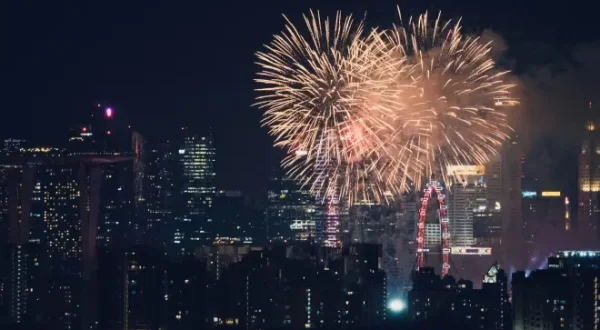 Feuerwerk der Bundesfeier BS