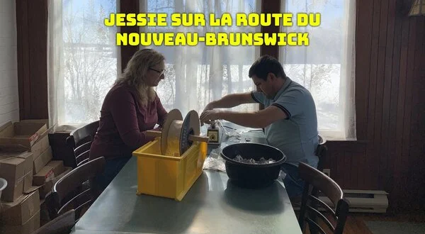 Jessie sur la route du Nouveau-Brunswick