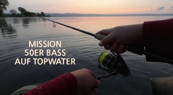Mission 50er Bass auf Topwater