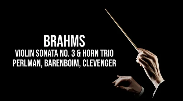 Brahms: Violin Sonata No. 3 & Horn Trio - Perlman, Barenboim, Clevenger