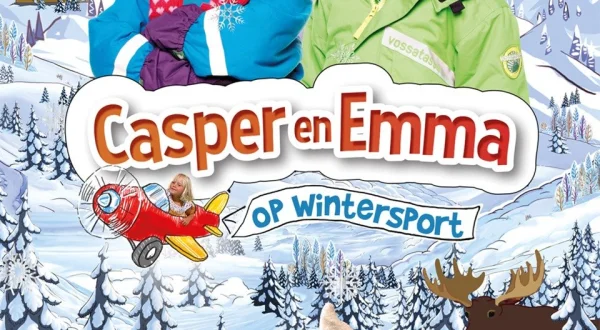 Casper en Emma - Op wintersport