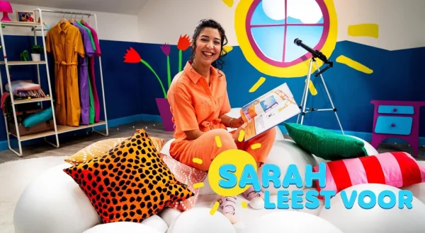Sarah leest voor