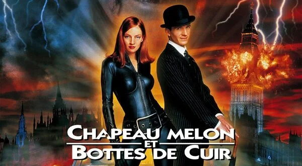 Chapeau melon et bottes de cuir
