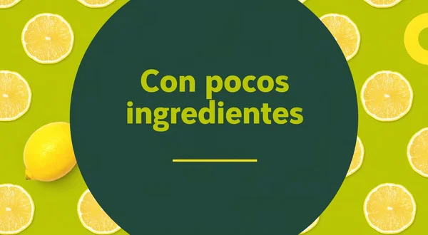 Con pocos ingredientes