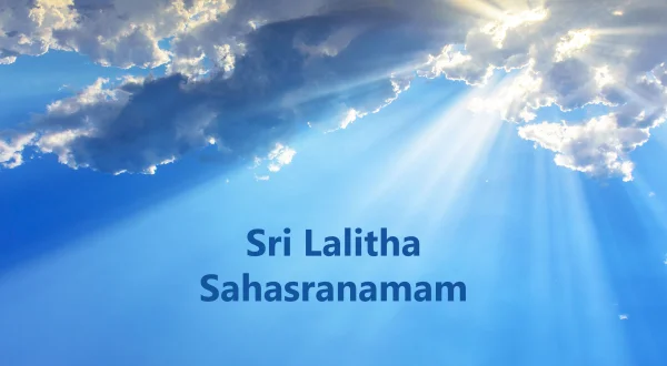 Sri Lalitha Sahasranamam