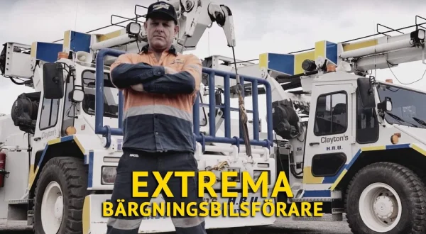 Extrema bärgningsbilsförare