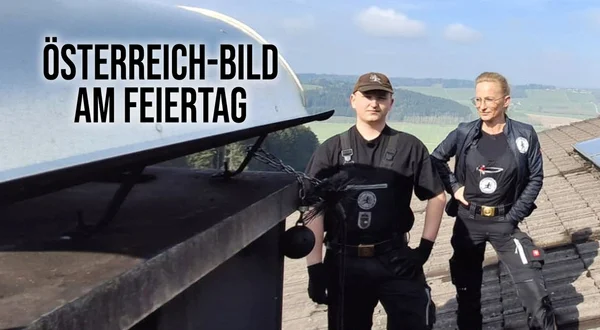 Österreich-Bild am Feiertag