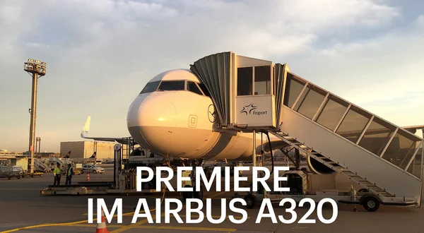 Premiere im Airbus A320