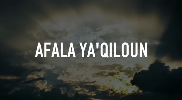 Afala Ya'qiloun