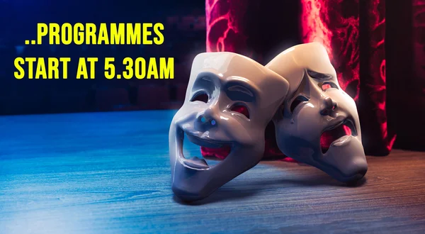 ..programmes start at 5.30am