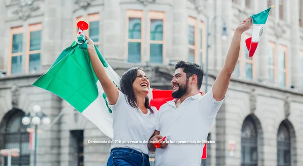Ceremonia del 216 aniversario del inicio de la Independencia de México