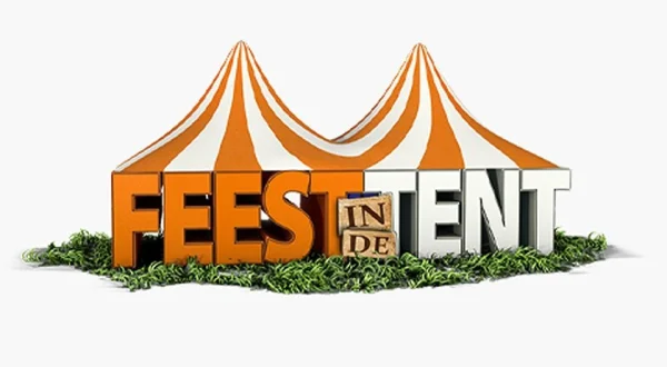 Feest in de tent