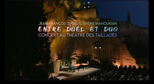 Entre duel et duo : André Manoukian et Jean-François Zygel – Concert au Théâtre des Taillades