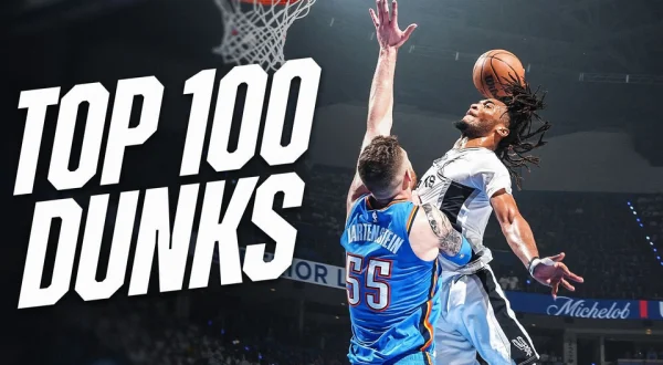 Top 100 Dunks: 2025-26 Season